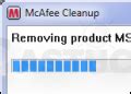l'utilitaire de nettoyage de mcafee.